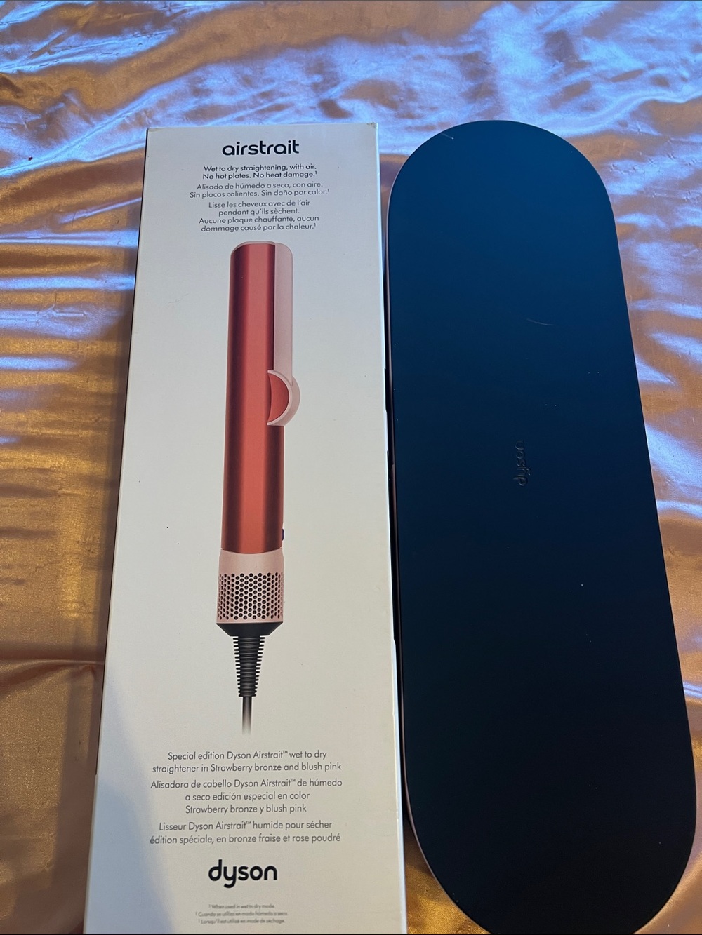 Dyson Airsrait Hair Styler - gold- pink